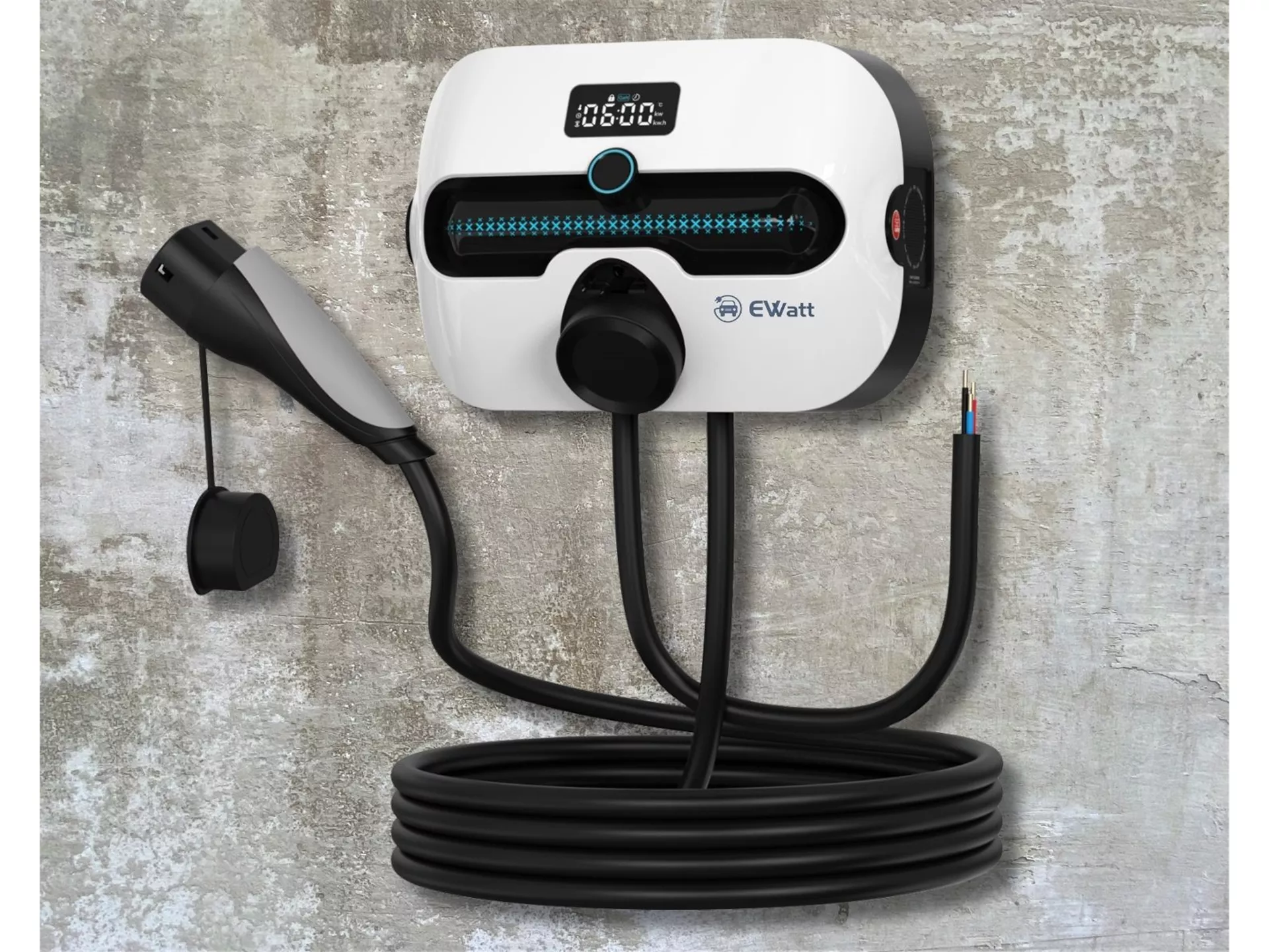 EWatt Z02 Parmak İzi Kontrollü Konuşan Hızlı Şarj Cihazı